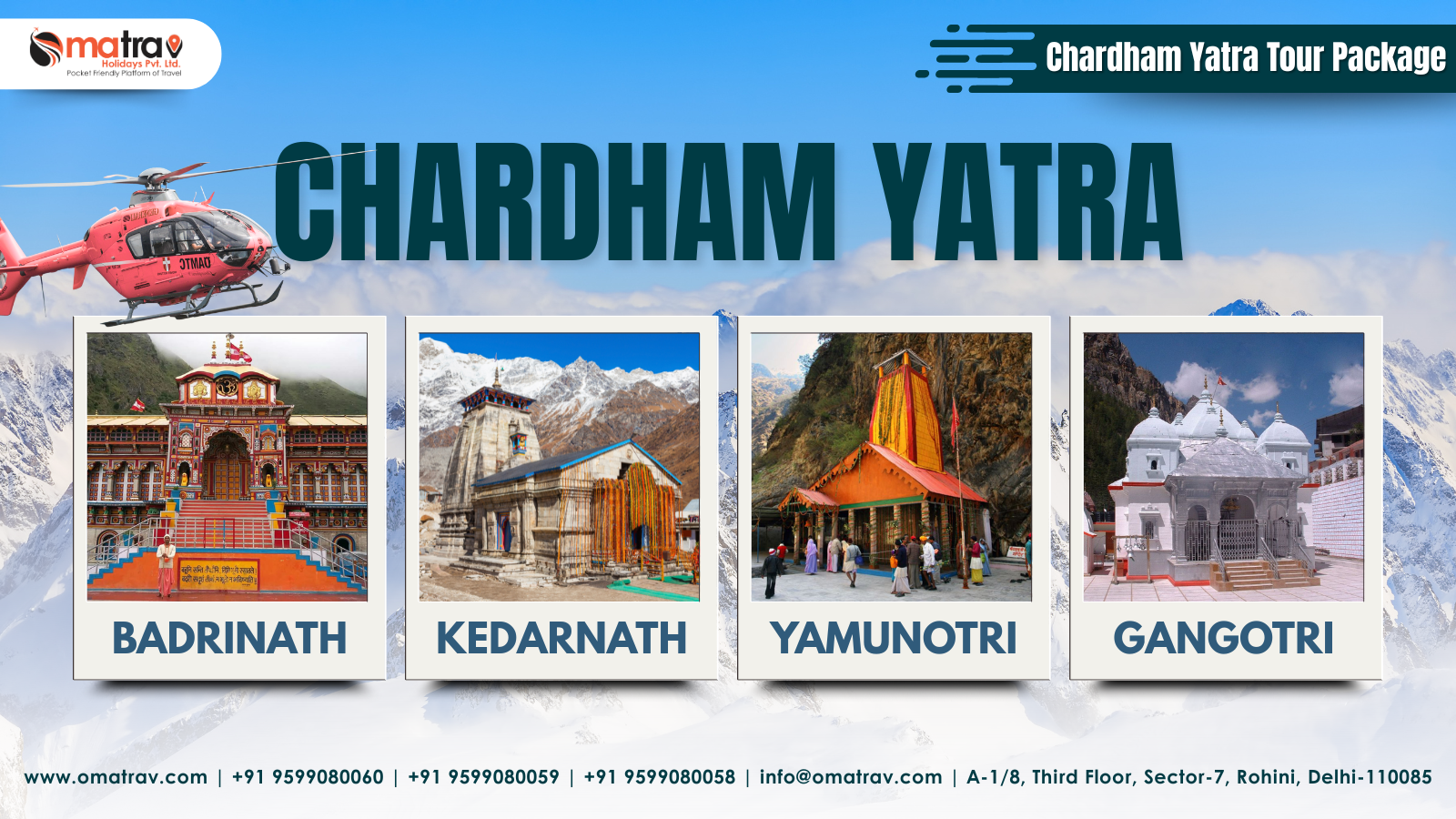 Chardham Yatra tour package