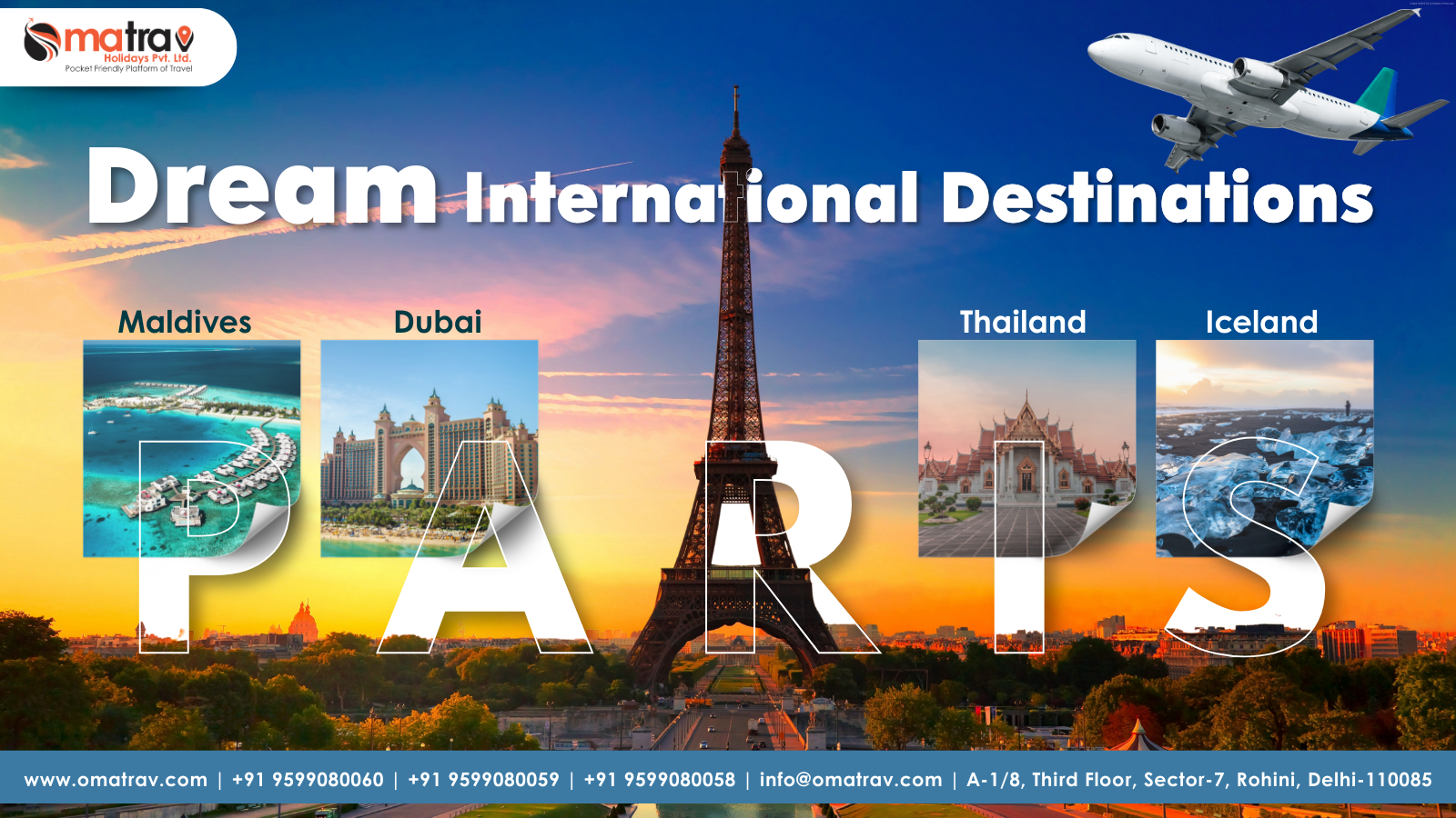 Top 5 Dream International Destinations